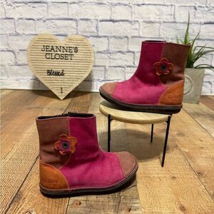 KICKERS‎ Pikpik short leather boots girls kids size fashion Europe  29